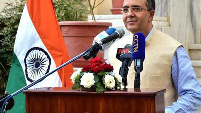 سفير الهند بالقاهرة: دعم القضية الفلسطينية جزء أساسي من سياستنا الخارجية