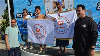 1200 سباح بمهرجان اكاديميه الديب للسباحة لتكريم الراحل الدكتور محمد موسي المدير الفني للزعانف