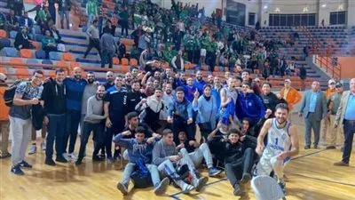 فرحة فى سموحه بعد التأهل لنهائى السلة