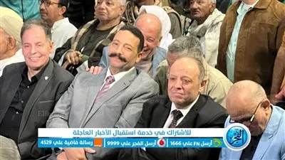 مؤتمر شعبي حاشد بقرية ببني سويف لتأييد السيسي في انتخابات الرئاسة