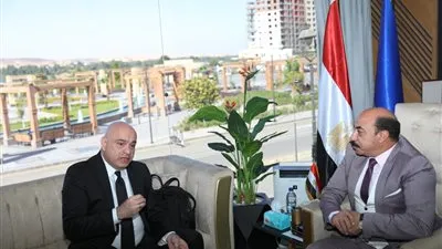 تفاصيل لقاء محافظ أسوان بسفير جورجيا