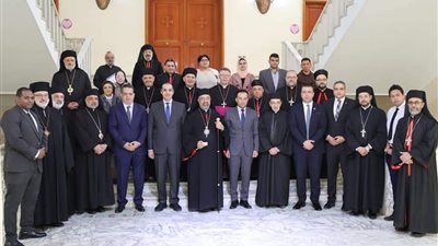 بطريرك الأقباط الكاثوليك يستقبل وفد الحملة الرسمية للمرشح الرئاسي عبد الفتاح السيسي