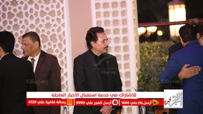 محمد رياض ورانيا محمود ياسين أبرز حضور عزاء طارق عبد العزيز (صور) 