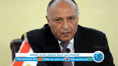 عاجل| وزير الخارجية يحذر من تداعيات أي عملية عسكرية برية في رفح الفلسطينية