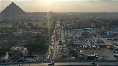 أحدث صور لمحطة مترو الأهرام بالخط الرابع 