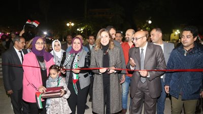 وزيرة الثقافة تشهد احتفالية 