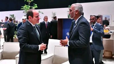 9 لقاءات هامة للسيسي على هامش قمة المناخ COP28 في دبي
