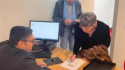 صور.. المصريون في سويسرا يتوافدون للتصويت في الانتخابات الرئاسية 2024