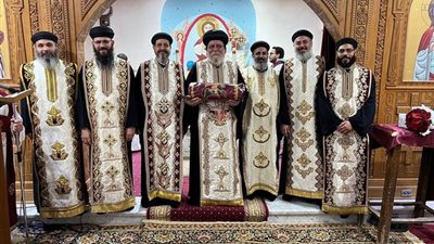 رسامة شمامسة في عيد 