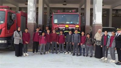 الحماية المدنية بسوهاج تستقبل زيارة لعدد من تلاميذ إحدى المدارس