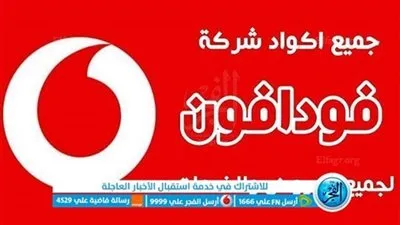 جميع أكواد باقات نت فودافون الشهرية 2023 بالأسعار