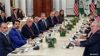 بلينكن ووزراء خارجية العرب يناقشون 