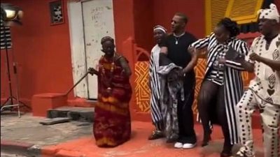 محمد رمضان يتعرض لموقف محرج أثناء تصوير أغنيته الجديدة