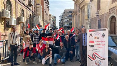 إقبال من كنيسة الأنبا بيشوي ببورسعيد للمشاركة في الانتخابات الرئاسية