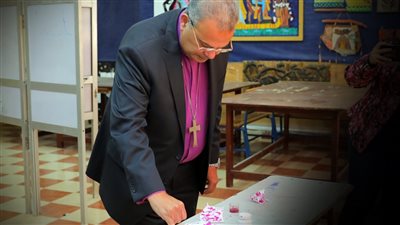 رئيس الإنجيلية في مصر يشارك في الانتخابات الرئاسية 