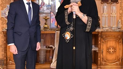 البابا تواضروس يستقبل السفير المصري الجديد في بوليڤيا وأستراليا 