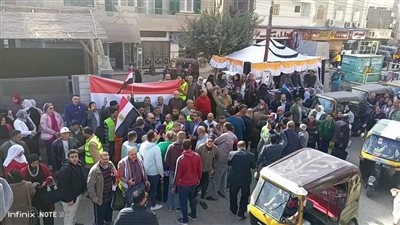 اليوم الثانى علي التوالي تزايد مستمر للناخبين للإدلاء باصواتهم في الانتخابات الرئاسية ببلقاس