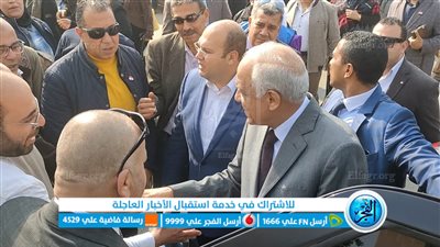 محافظ الجيزة يتفقد لجان الوراق الانتخابية