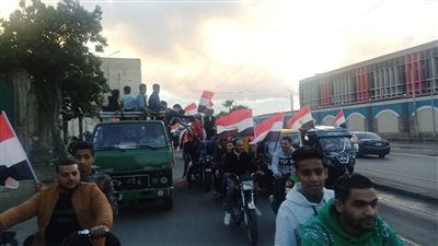 مسيرة بالدراجات النارية لدعوة المواطنين للمشاركة في الانتخابات الرئاسية