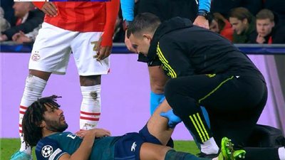 تفاصيل إصابة محمد النني مع أرسنال عقب مشاركته أمام آيندهوفن بدوري أبطال أوروبا