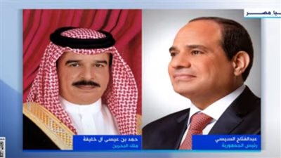 عاجل| الرئيس السيسي يتلقى اتصالا هاتفيا من ملك البحرين.. وهذه التفاصيل