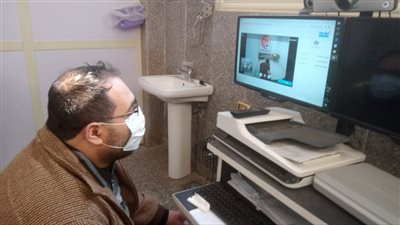 مناظرة 3290 حالة ضمن مبادرة التشخيص عن بعد في الدقهلية 