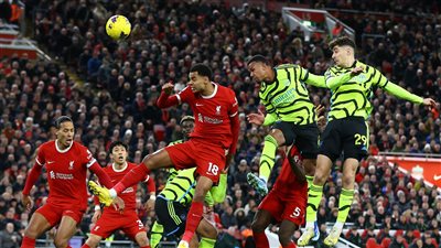 بهدف صلاح.. التعادل الإيجابي يحسم قمة ليفربول ضد أرسنال في الدوري الإنجليزي 