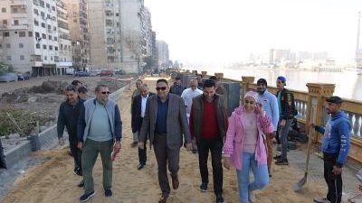 نسب تنفيذ مشروع الممشى السياحي بالمنصورة وموعد دخوله الخدمة