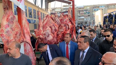 البصل بـ 20 جنيها.. وزير التنمية المحلية يتفقد بازار بورسعيد الجديد