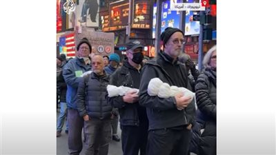 مسيرة صامتة للتضامن مع غزة في مدينة نيويورك الأمريكية (فيديو)