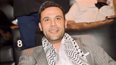 ليست المرة الأولى.. محمد إمام يدعم الشعب الفلسطيني فيفي حفل joy awards 