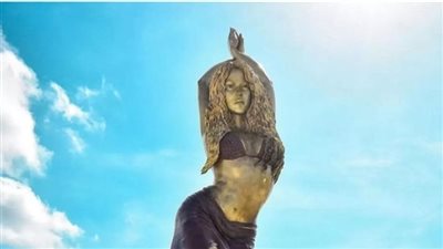 شاكيرا تحتفل بإزاحة الستار عن تمثالها في بارانيكا