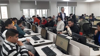 جامعة المنوفية الأهلية تنظم اختبارات إلكترونية تجريبية لتدريب الطلاب