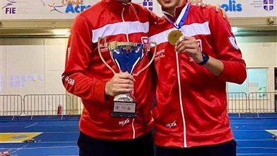 أبناء المؤسسات العسكرية الرياضية يحققون إنجازًا رياضيًا جديدًا فى بطولة كأس العالم للسلاح باليونان