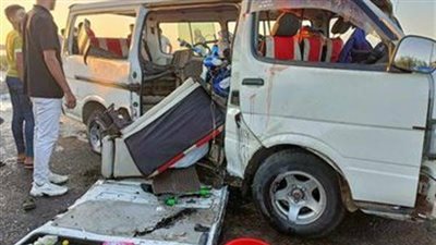 إصابة 12 شخص بينهم رضيع في حادث على طريق بورسعيد- دمياط