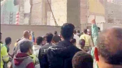 تفاصيل مصرع شخص وإصابة 5 إثر سقوط كمرة خرسانية في بولاق الدكرور (صور)