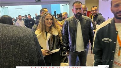 برفقة زوجته.. خالد عليش يصل العرض الخاص لفيلم 