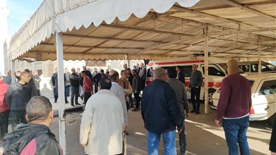  تشييع جثمان اللواء عدلي فايد بحضور القيادات الأمنية بالإسكندرية