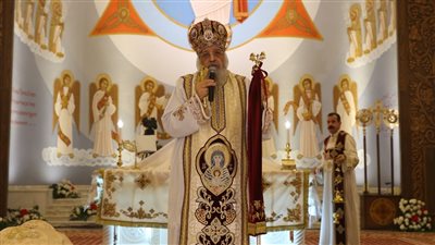 قداسة البابا تواضروس يصلي قداس العيد بكاتدرائية 