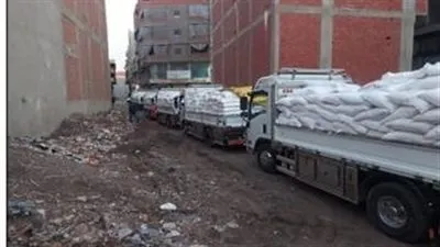 ضبط كمية من السكر داخل مخزن دون ترخيص بالدقهلية 