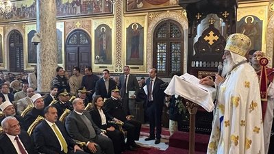 صلوات وتهاني عيد الميلاد بإيبارشية وسط الجيزة