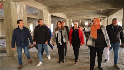 محافظ دمياط تتفقد الموقف التنفيذى لإنشاء مبنى مركز ومدينة دمياط