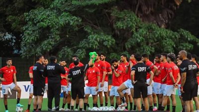 منتخب مصر يواصل تدريباته استعدادا لمواجهة موزمبيق بكأس الأمم الأفريقية 