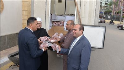 الدقهلية تتسلم دفعة إطعام الطعام والأضاحي بإجمالي 2،5 طن