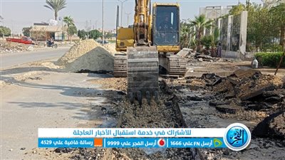 محافظ الإسماعيلية يتابع أعمال الإحلال والتجديد لخطوط الصرف الصحي بمنطقة الدوحة 