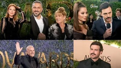 نجوم الفن من مختلف الجنسيات يتوافدون على حفل جوي أوردز - joy awards