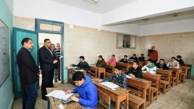 محافظ الدقهلية يتفقد سير امتحانات 