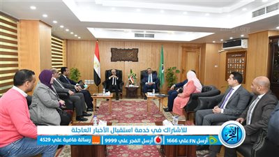 محافظ الفيوم يستقبل وزير التعليم لمتابعة امتحانات الشهادة الإعدادية 