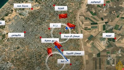 بالخريطة التفاعلية.. أين تتمركز المعارك بمدينة خان يونس في غزة؟