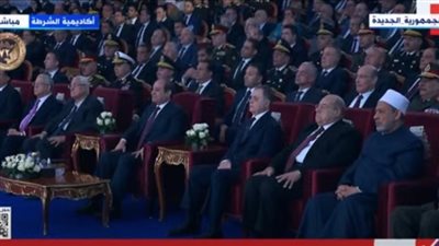 السيسي يشهد فيلما تسجيليا عن تضحيات رجال الشرطة منذ معركة الإسماعيلية (فيديو)